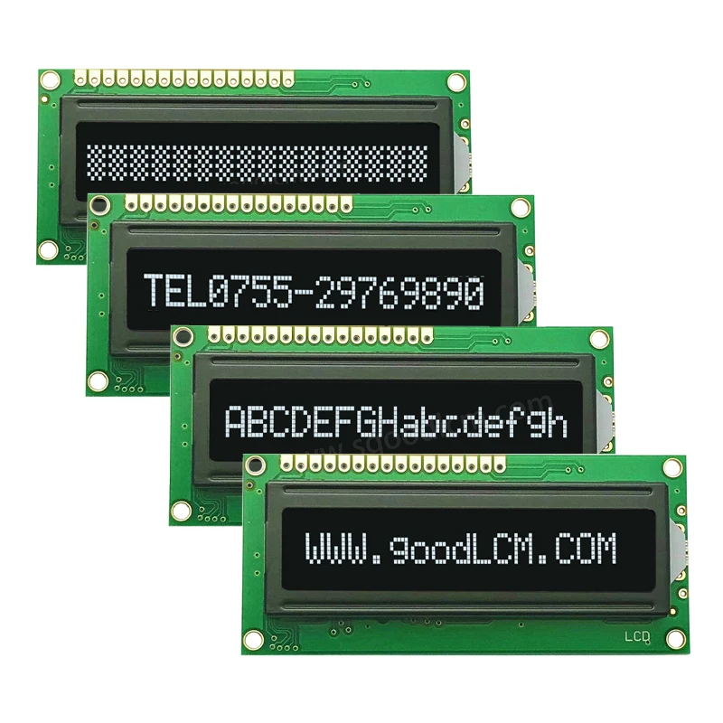 1601VA Lcd Display 16 * 01VA Witte Letters Op Zwarte Achtergrond Splc780d Controller 16X1 Lcm Module 5V of 3V Power Supply16Pin