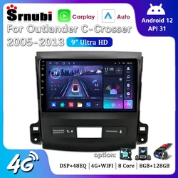 Android Carplay autoradio Multimidia Player per Mitsubishi Outlander xl 2 2005-2012 Citroen C-Crosser Peugeot 4007 2007-2013 DVD