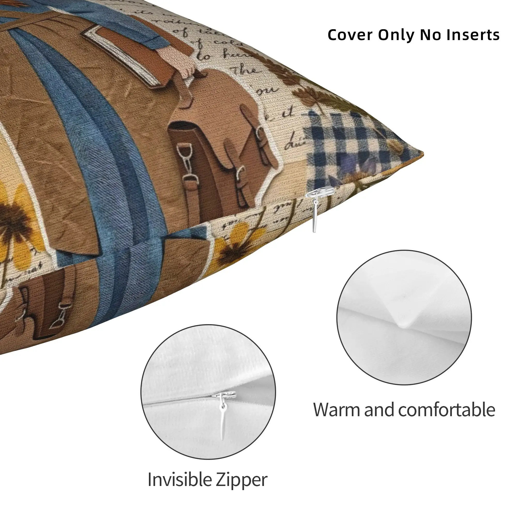 Green Gables Cartoon Anne Pillowcase Printed Polyester Cushion Cover Gift Book Lover Quote Throw Pillow Case Cover Home Zippered