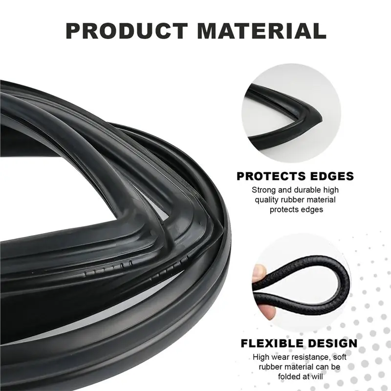 For car-For Toyota Hilux 4-Runner LN50 Pickup 1984-1988 56121-89117 Front Windshield Rubber Seal Replacement