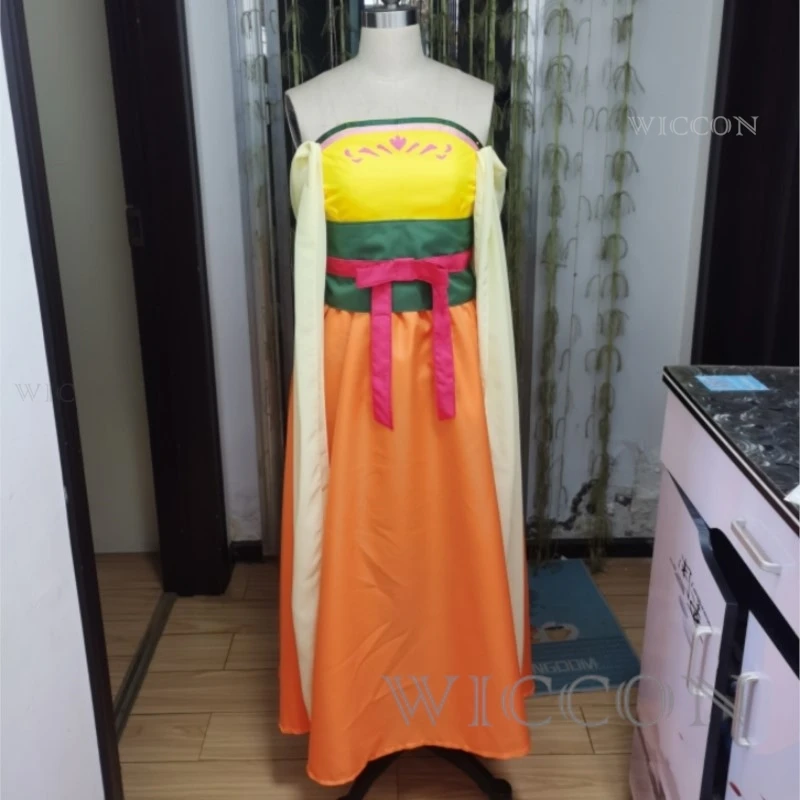 

Anime The Apothecary Diaries Maomao Cosplay Clothing Yellow Tube Dress Mao Mao Cosplay Costume Halloween Event Party Fancy Set