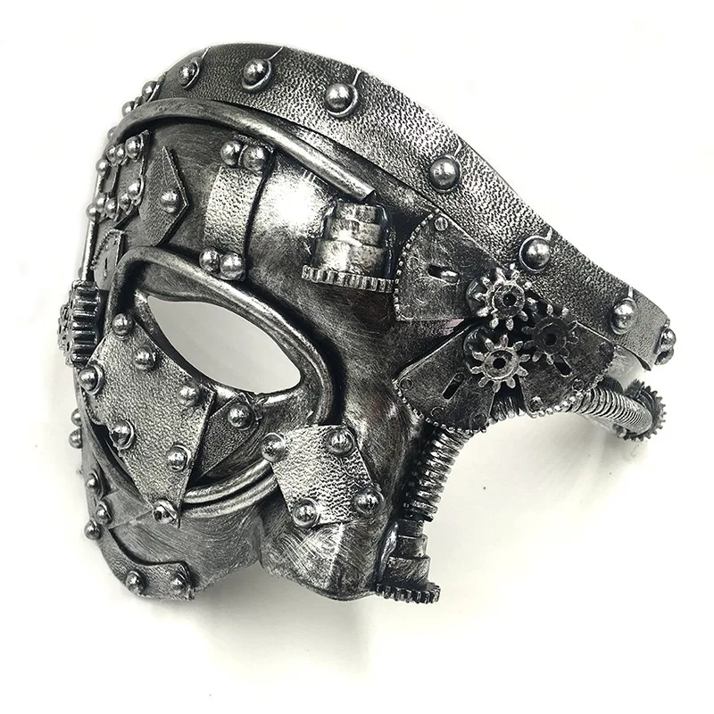 Le Cool Halloween Steampunk Masquerade Party Half-Face Mask Antique Opera Stage Carnival Costume Props