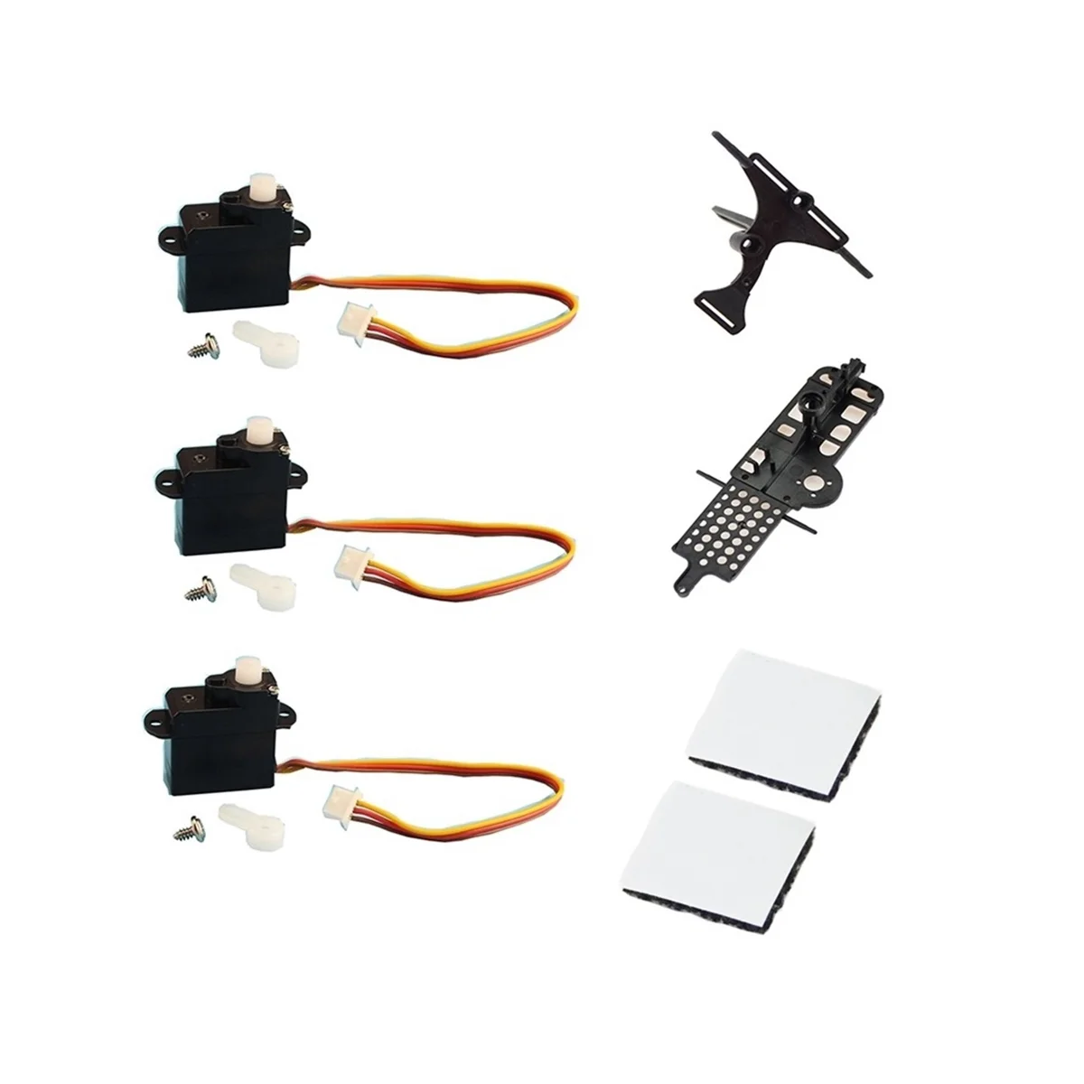 

XK K110 Модернизированный до K110S сервопривод основной каркас и сервопривод пластина для XK K110 K110S RC вертолет обновленные детали