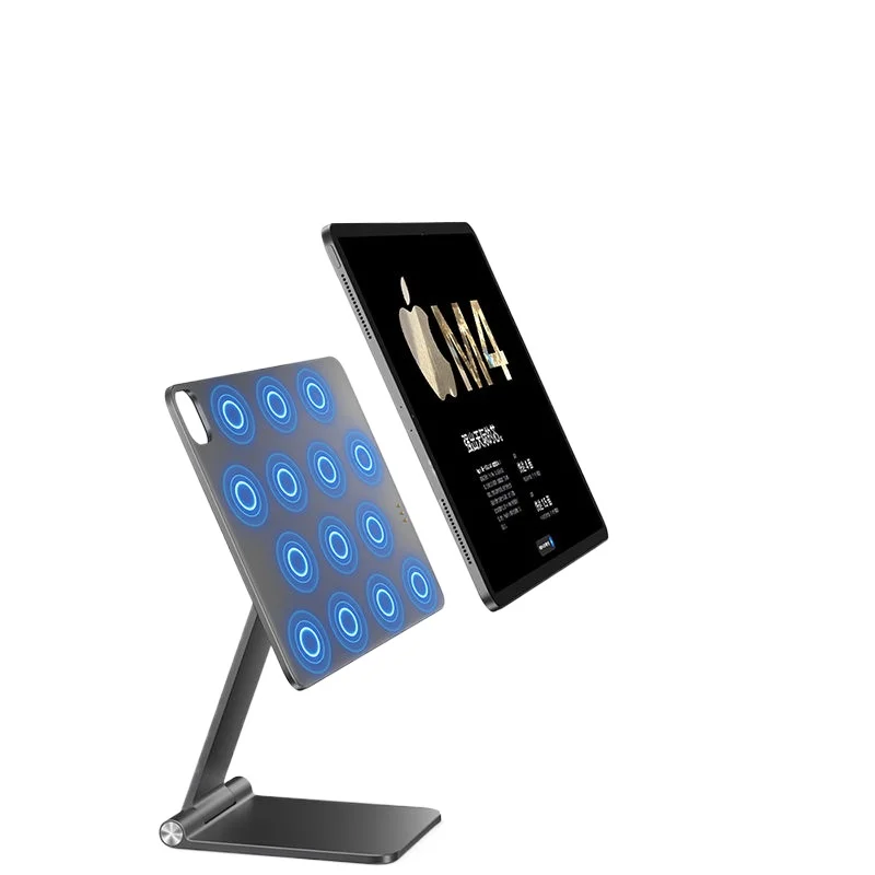 

Wireless charging magnetic suspension bracket folding