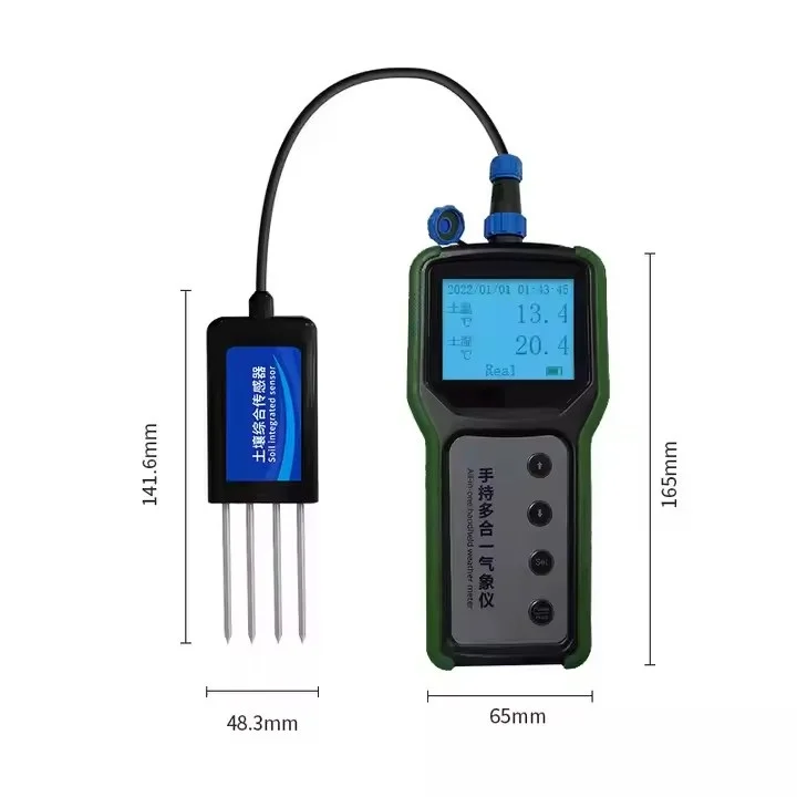 Factory Price Digital Tester Kit N/p/k Nutrient Moisture and Temperature Portable Multipurpose 7 in 1 Soil Ec Sensor Analyzer
