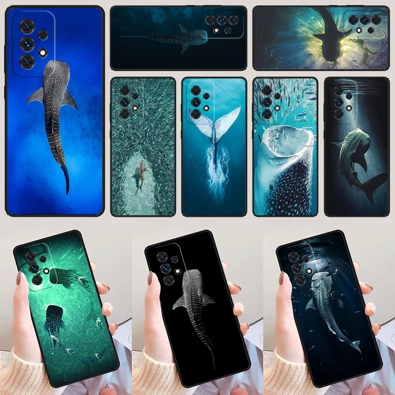 

Ocean Whale Shark Animal For Samsung A52 A72 A73 A20e A21S A50 A70 A11 A12 A42 A31 A40 A51 A71 A32 A80 A91 Phone Case Cover