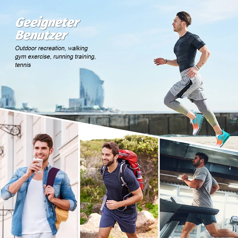 أحذية رياضية ماصة للصدمات للرجال ، أحذية مشي مضادة للانزلاق ، أحذية ركض خفيفة الوزن وجيدة التهوية ، رياضة ولياقة بدنية #5