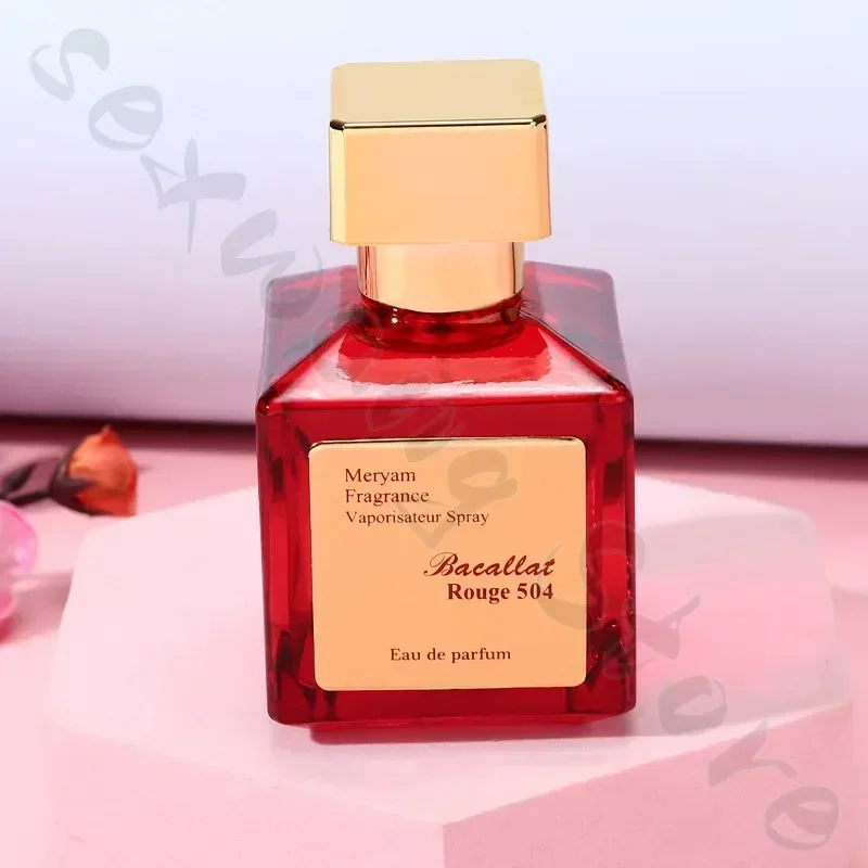 Vermelho baccarat senhora doce perfume rosa agarwood fragrância duradoura presente do feriado perfume 70ml