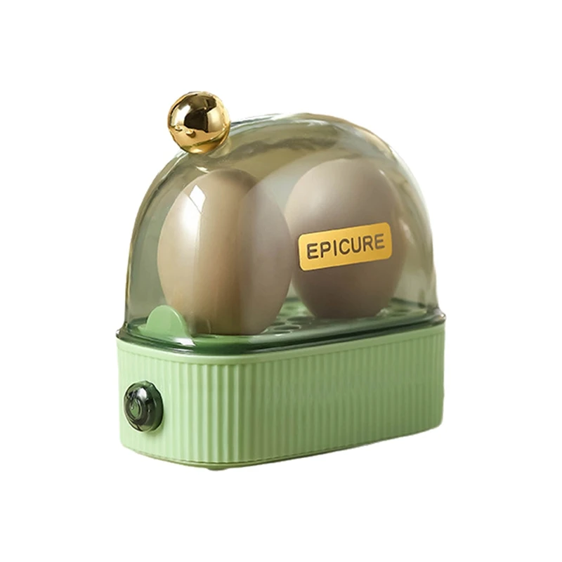 Electric Egg Boiler Mini Breakfast Machine with Automatic Power Off Egg Cooker 120W Portable Food Steamer EU Plug B
