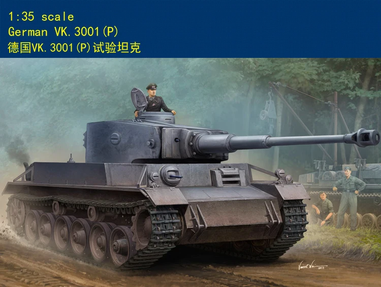 

HobbyBoss 1/35 83891 German VK.3001(P) Tank Military Plastic Assembly Model Kit-Scale Model Kit