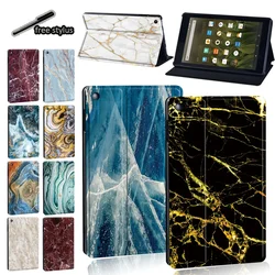 For Fire HD 10 Plus 11th 2021 2019 2017 Fire7 5th 7th 9th Generation Tablet Case for Fire HD 8 10th Gen PU Leather Cover