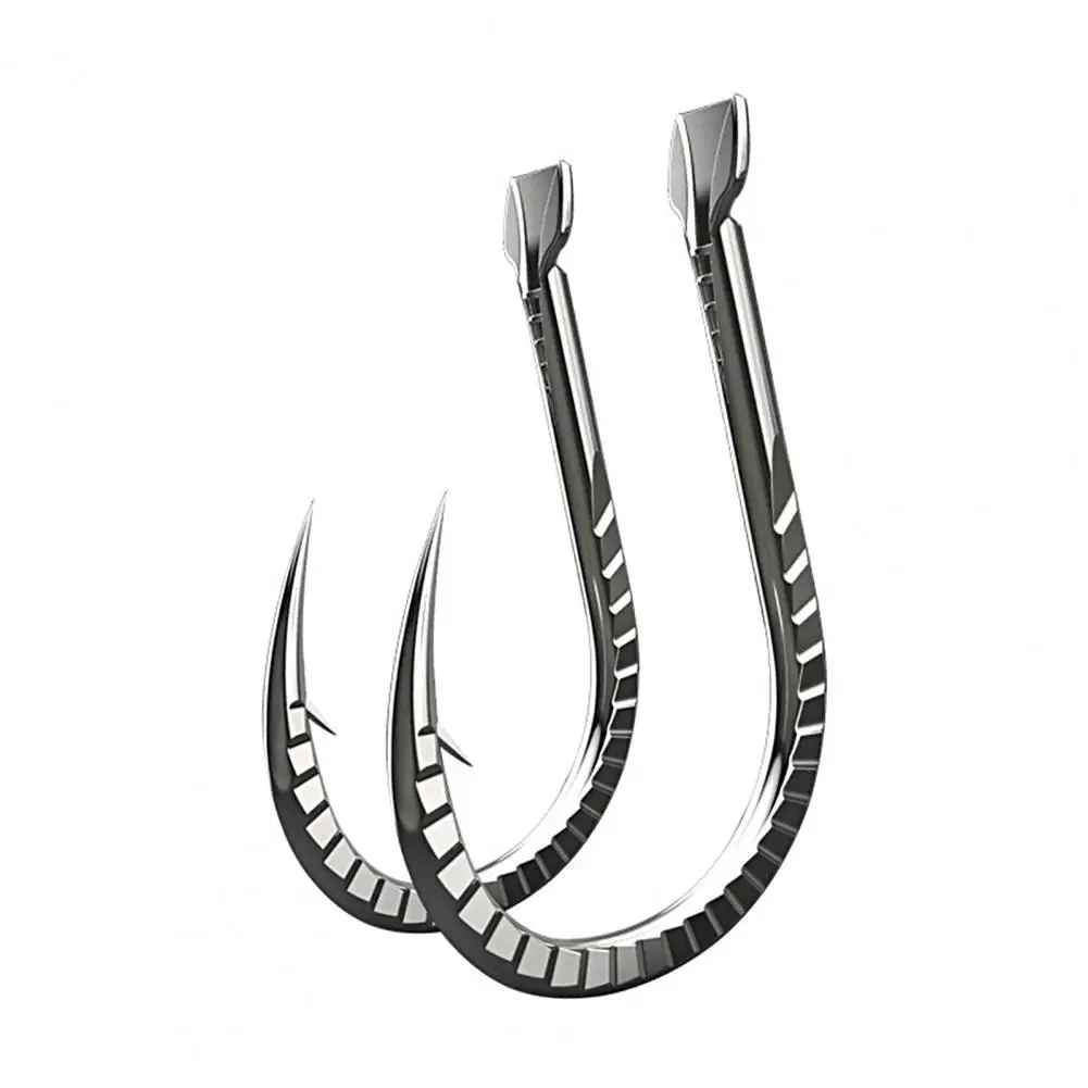 30Pcs/Set 1-15 Fishing Hooks Sharp Rustproof Anti-corrosion Titanium Alloy Barbed Carp Fishing Fishhooks Angling Supplies