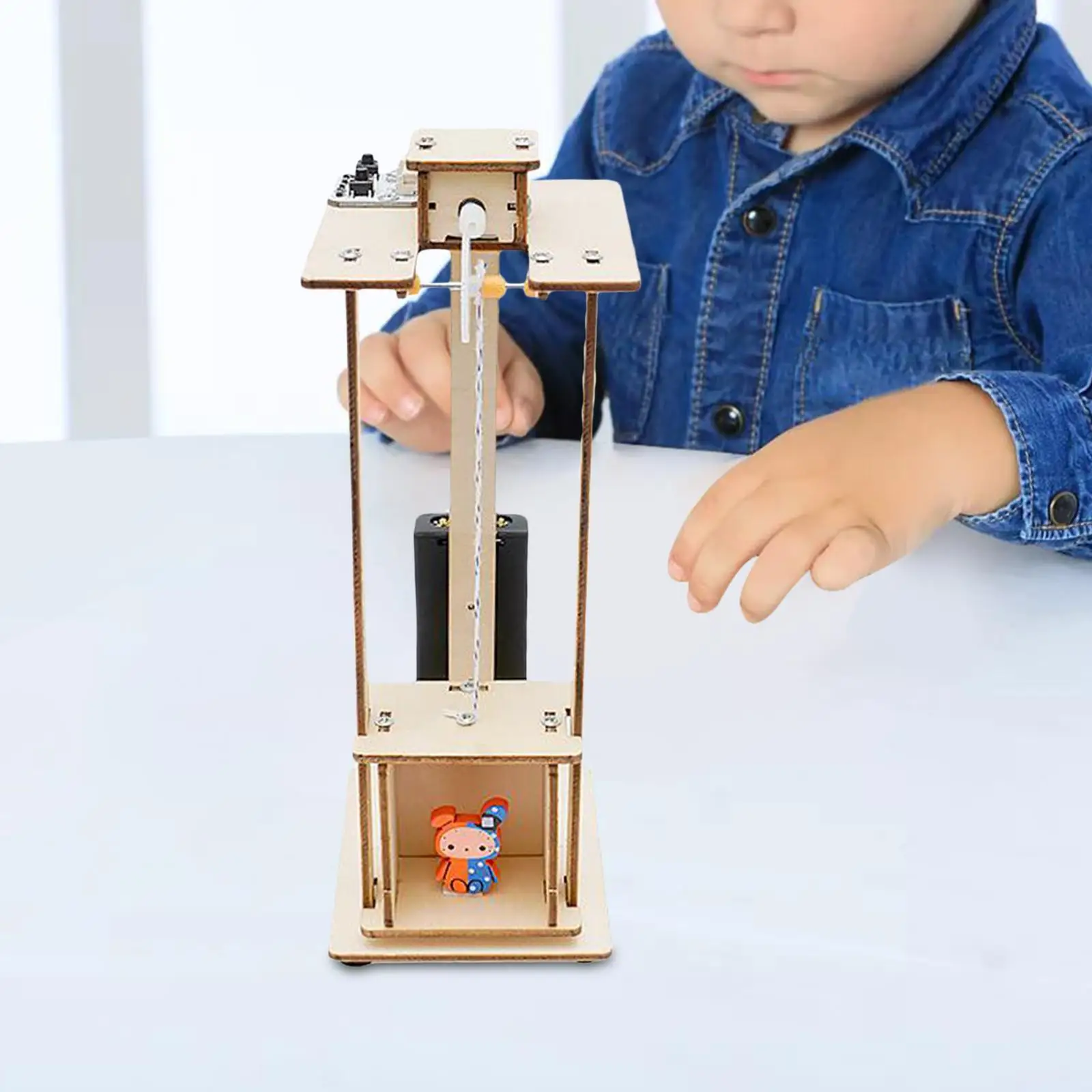 

DIY Electric Lift Elevator Model Science Experiment Stem Projects for Children Age 8 9 10 11 12 Years Old Interactive Creativity