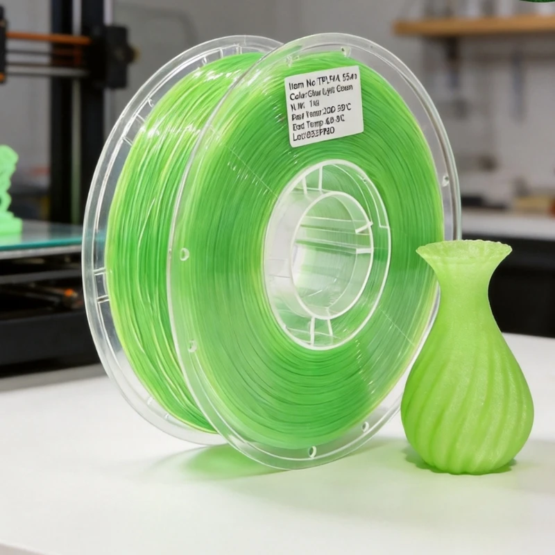 Photolumineszierendes thermoplastisches Polyurethan 95A 3D-Druckfilament TPU 1,75 mm, 1000 g Versorgung für Schilder, Modelle – Detail 1