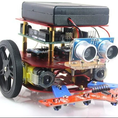 4WD Smart Robot Car Chassis Kits für Arduino mit Geschwindigkeitsencoder Neu