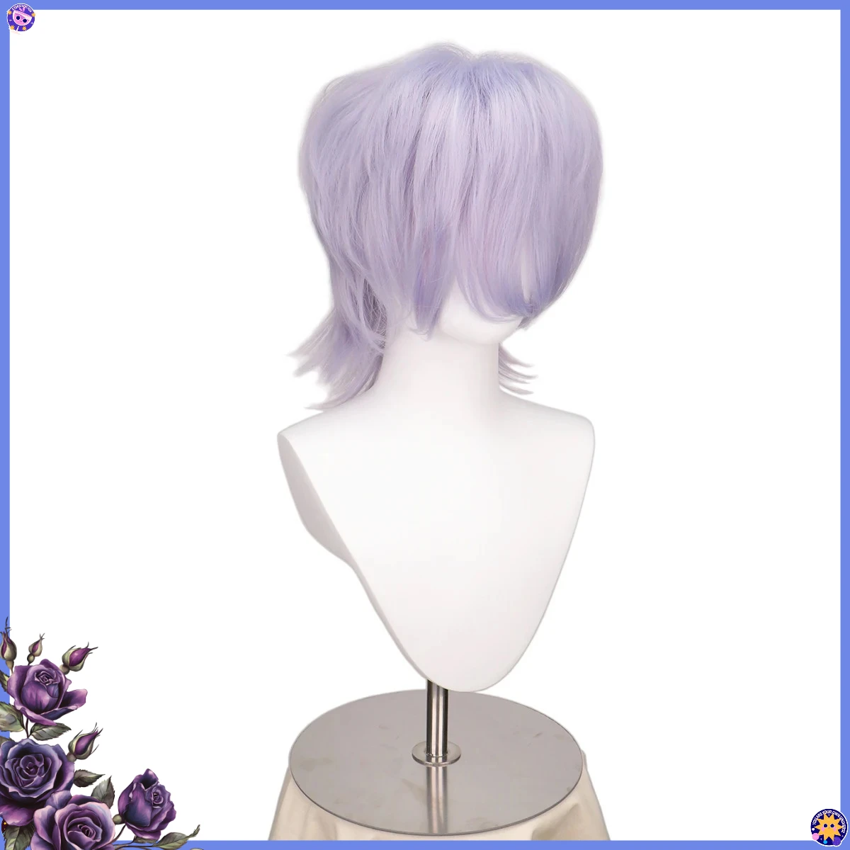 Parrucca cosplay misteriosa Saja Boys di alta qualità Kpop Demon Hunters Cosplay parrucche sintetiche resistenti al calore per film anime