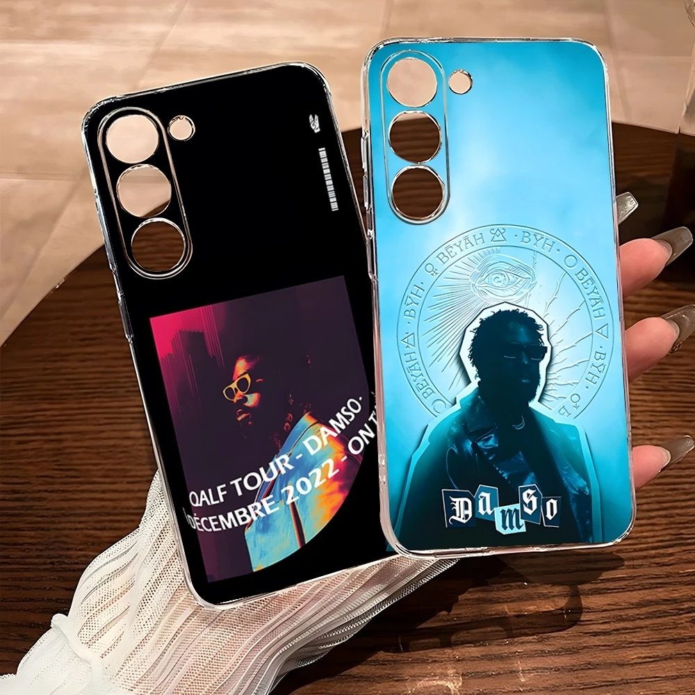 Damso Rapper Phone Case For Samsung S25 S24 Ultra S23 Fe S22 S20 S21 Plus Fe Ultra 5G Transparent Cover