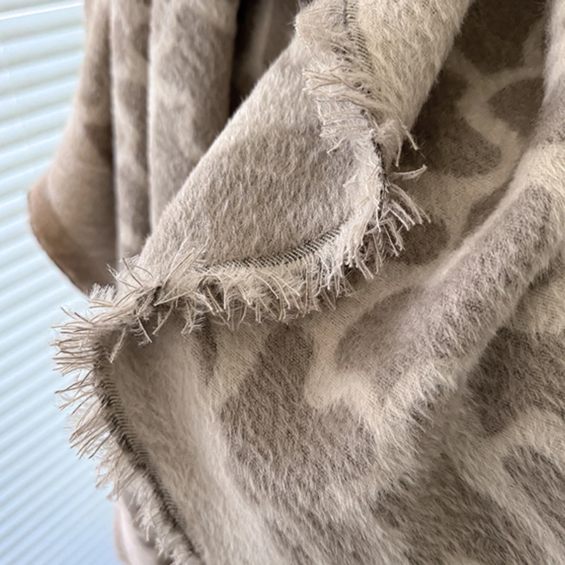 2025, neuer Design-Winterschal aus Kaschmir für Damen – eleganter, warmer Pashmina-Schal mit Leopardenmuster, Poncho und Bufanda – Detail 19