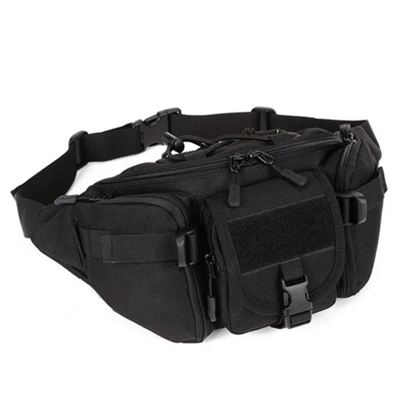 Tactical Waist Bag Nylon Waterproof Multi-Purpose Fanny Pack For Outdoor Hiking