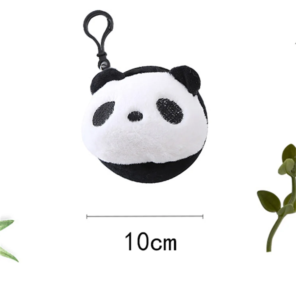 Conjunto creativo de Panda para auriculares, llavero para coche, mochila, decoración colgante, bonito, regalo, novedad de 2024