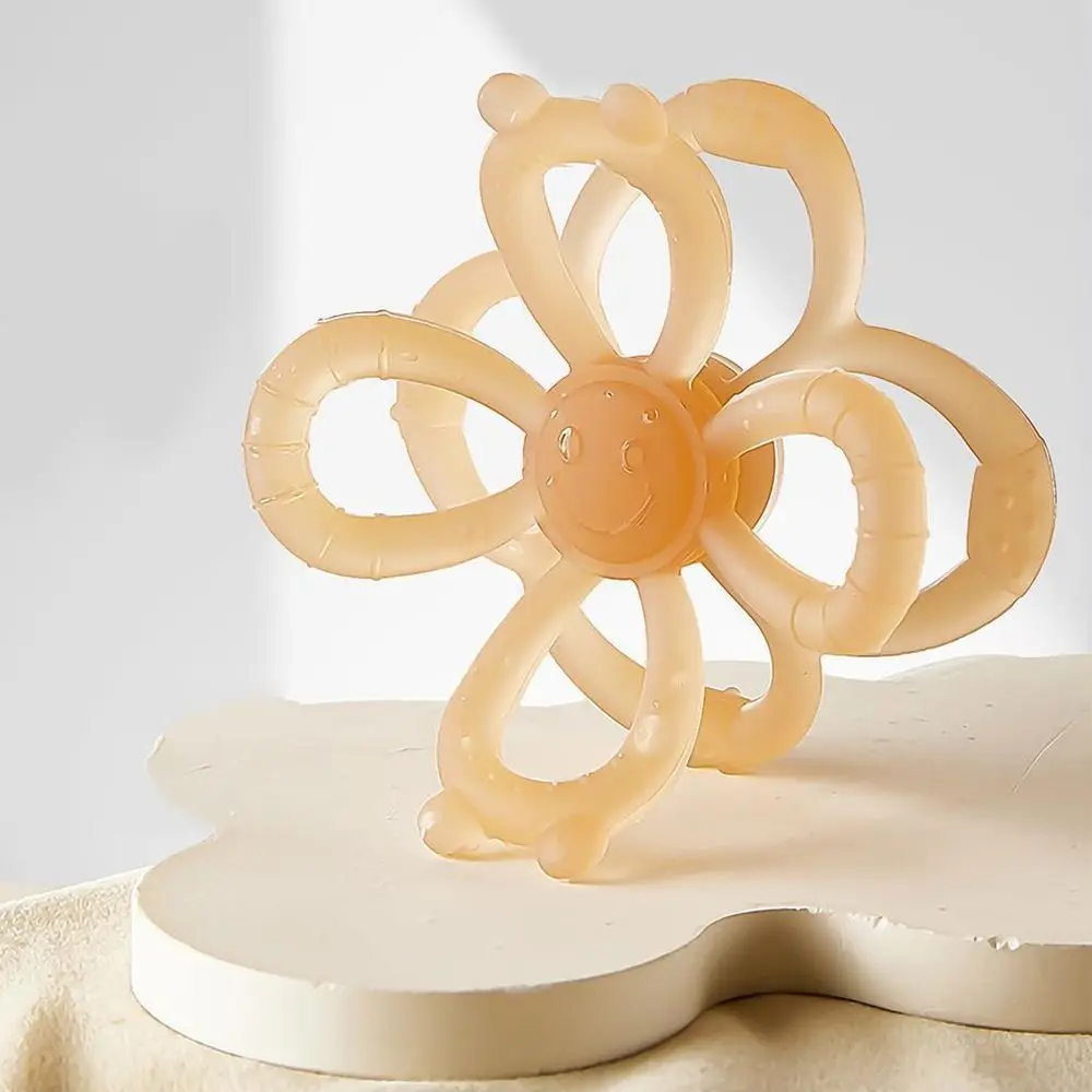 

Силиконовые детские игрушки-прорезыватели в форме цветка, развивающее кольцо для прорезывания зубов, сенсорные игрушки, мягкие колеса, детская игрушка-погремушка