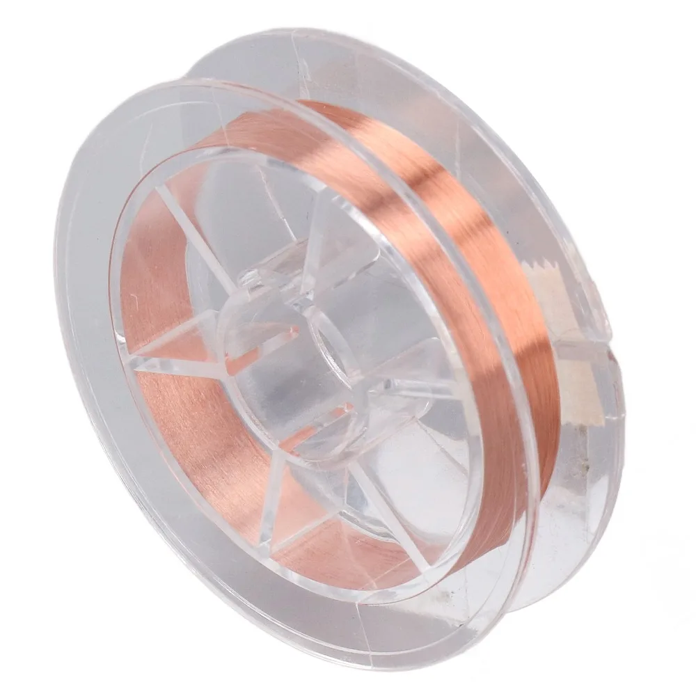 0.02mm hone Motherboard Soldering Jump Wire Copper 120m Length PCB Repair Copper Wire ABS Soldering Jump Wire