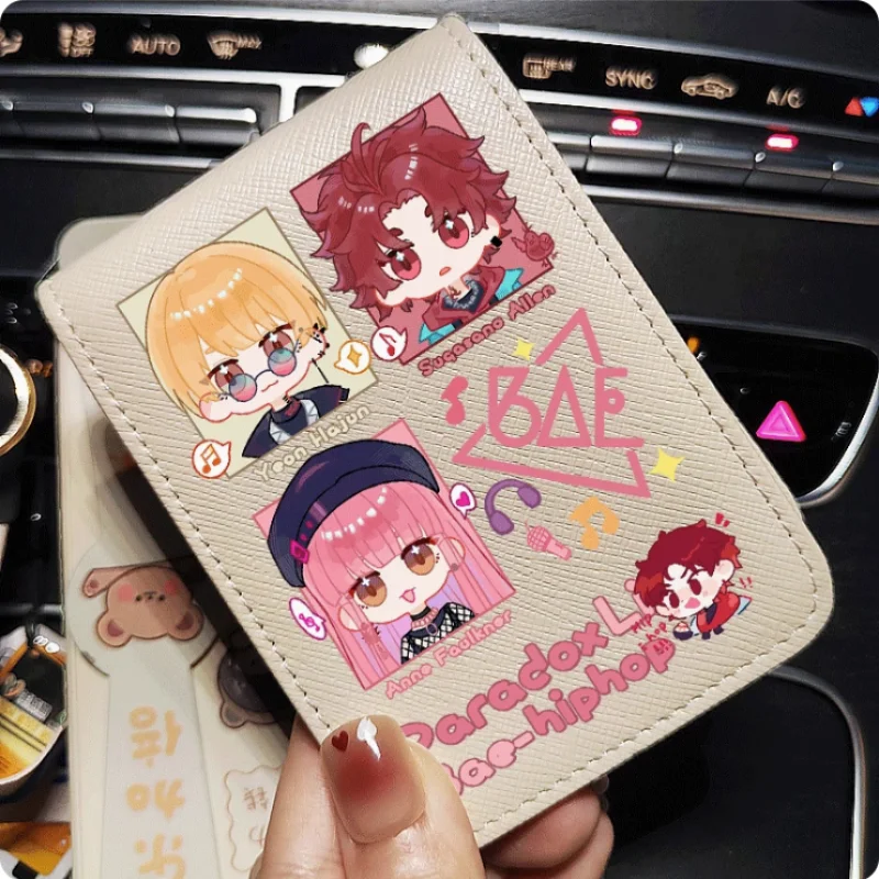 

Anime Paradox Live An Fōkunā Yon Hajun Wallet Fold Bag Multi Card Coin Pocket Photoes Holder Fashion Kids Wallets Gift