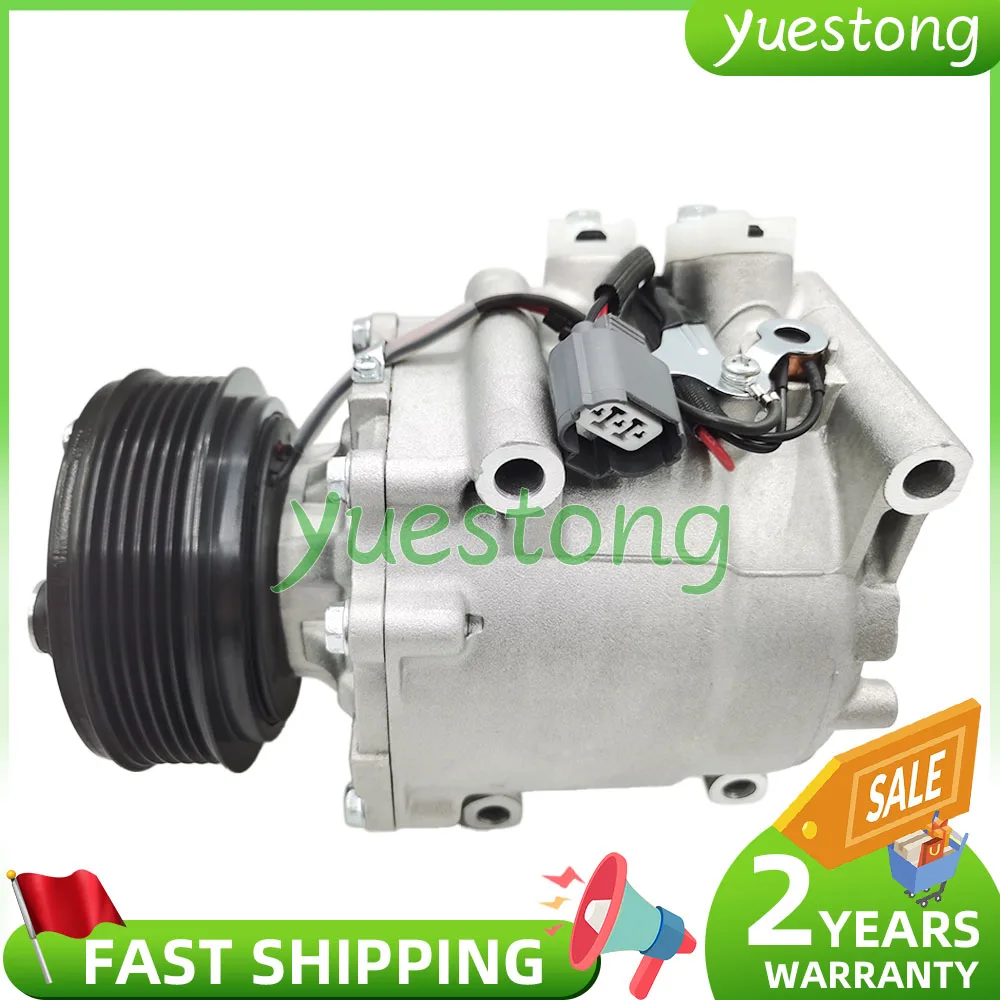 A/C AC Compressor w 105mm 4PK pulley for Honda FR-V BE 1.7 2004 -2009 38810-RJH-006 38810RJH006