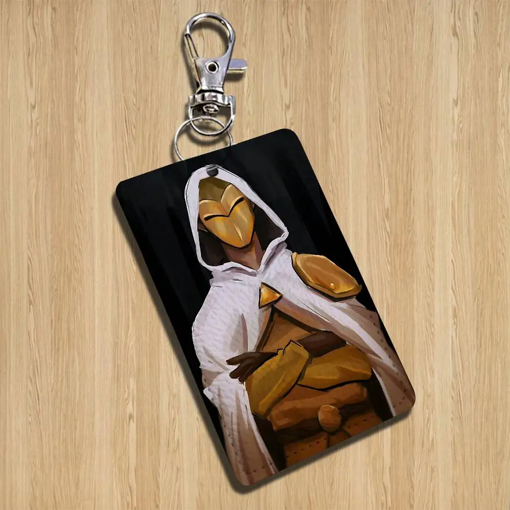 Grimwalker Hunter cool The Owl House Card Holder Keychain Key Ring Door Lock Access Protective Case For Security Gift image 3