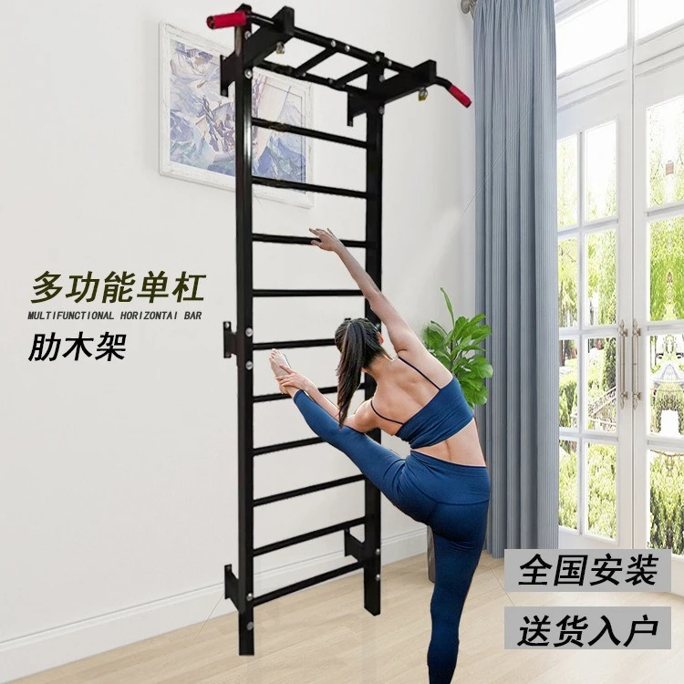 Metal Multifunctional Indoor Rib Frame Leg Press Gym Horizontal Bar Parallel Bar Pull-Up Fitness Equipment