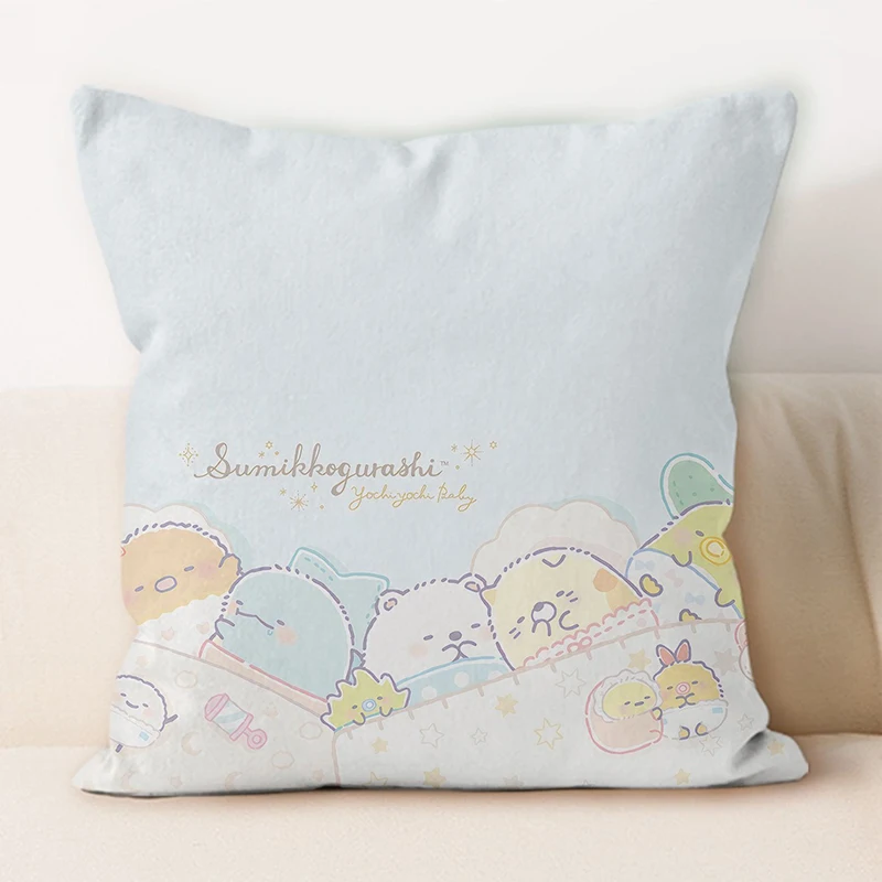 Pillow covers Pillow cases decorative Kawaii Sumikko Gurashi Tea Time Cushion Cover Home Decor