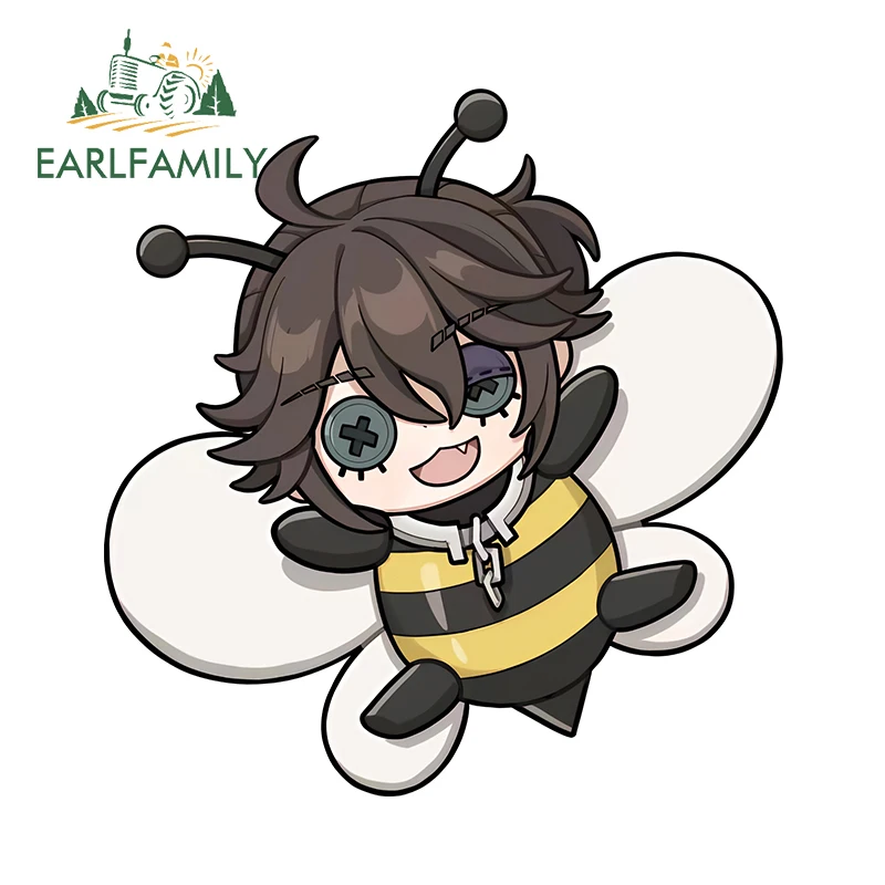 EARLFAMILY Identity V Luca Balsa Chibi Car Sticker Cartoon Graphics Design Decals Funny Waterproof Air Conditioner Decoration