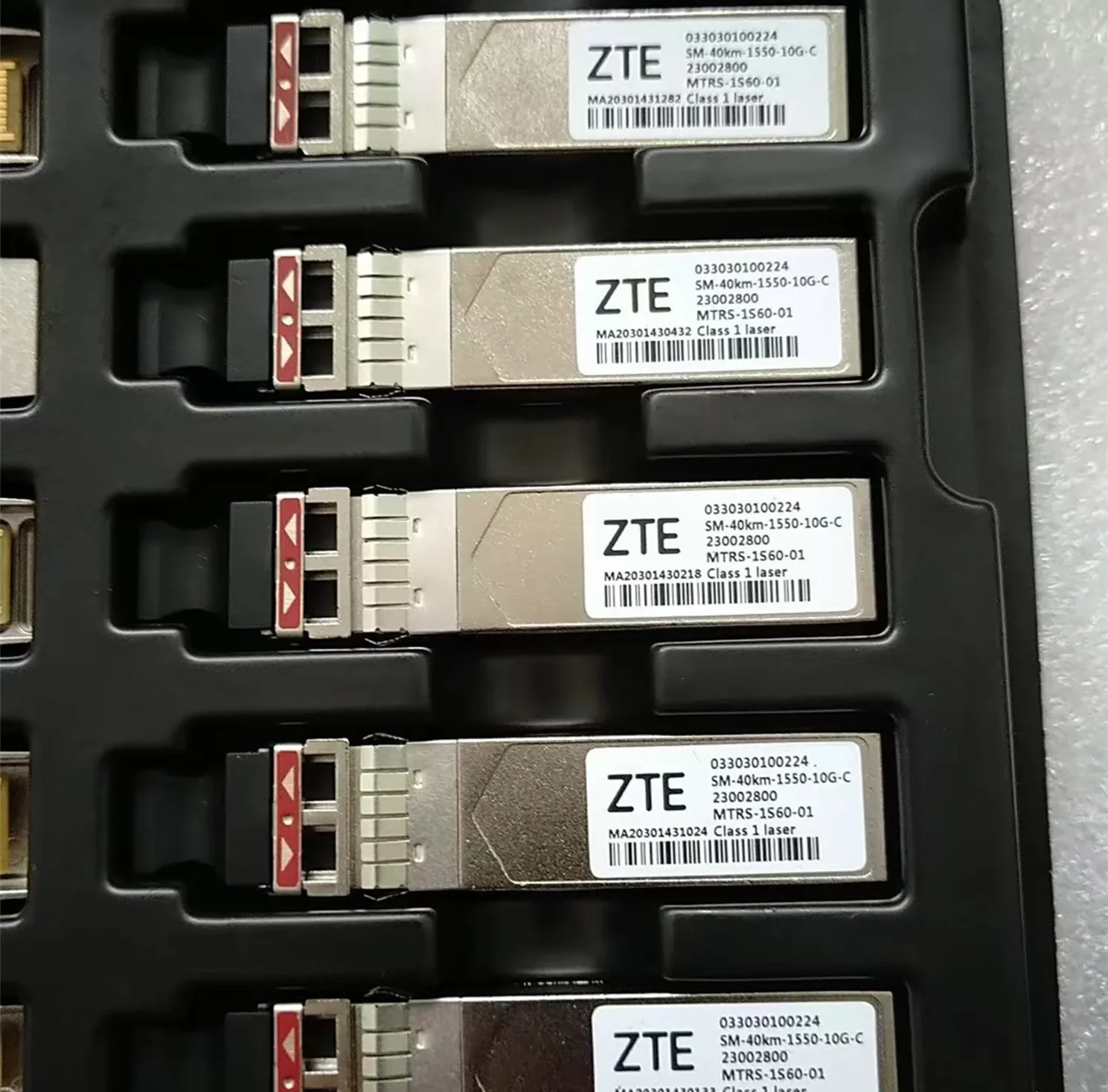 

ZTE 10G 40KM Optical Fiber Module/033030100224 23002800 SM-40KM-1550-10G-C MTRS-1S60-01/40KM SFP Fiber Transceiver