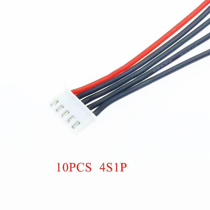 10Pcs/lot 2s 3s 4s 5s 6s LiPo Battery Balance Charger Plug Line/Wire/Connector 22AWG 100mm JST-XH2.54 Balancer cable for RC toys