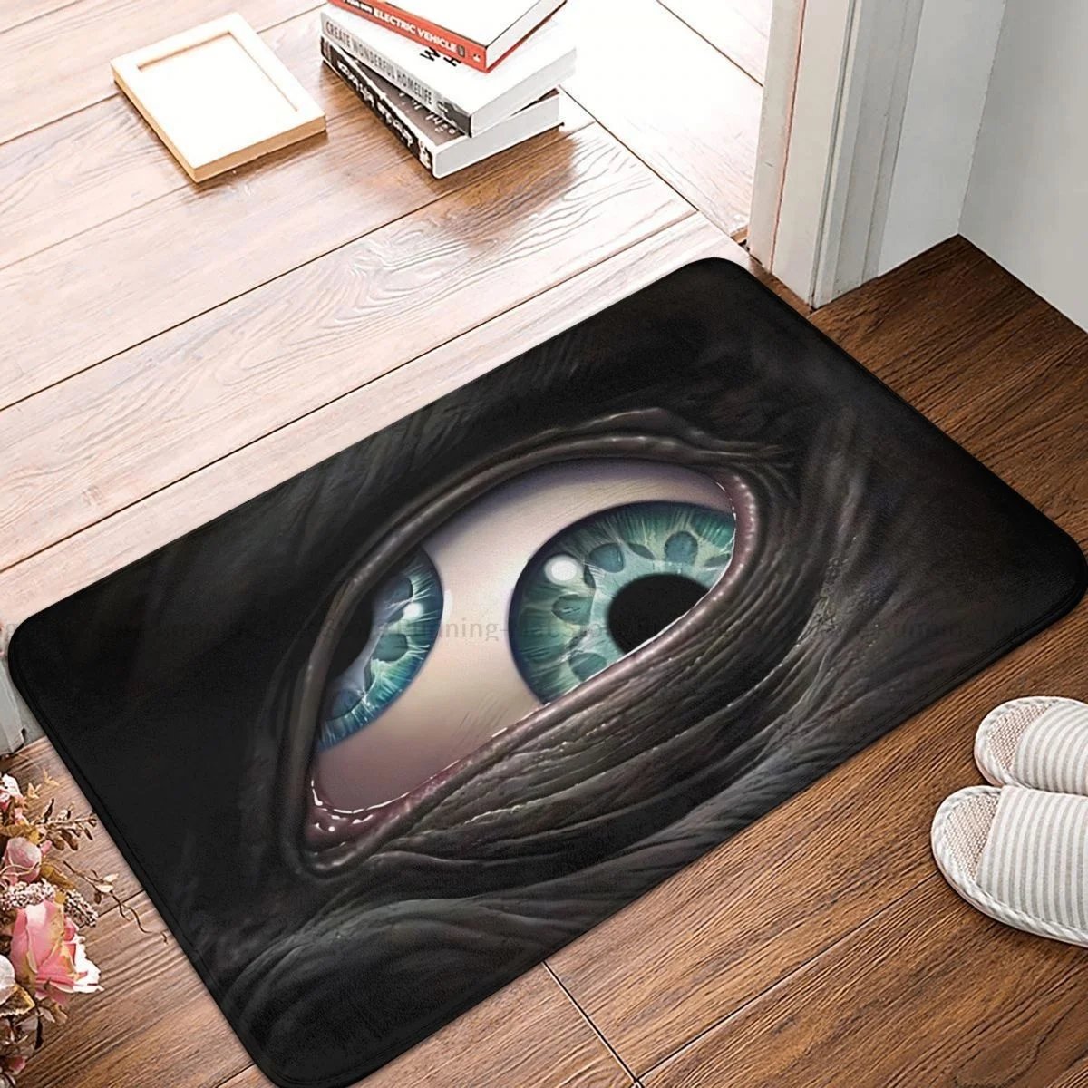 Non-slip Doormat Kitchen Mat Ocular Orifice Balcony Carpet Welcome Rug Indoor Decorative