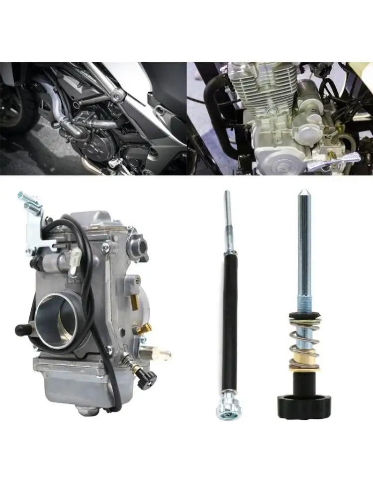 

Carburetor Idle Adjuster Screw Carburetor Carb Long/Short Idle Cable Adjuster for HSR42 HSR45 HSR48 Modified Accessories