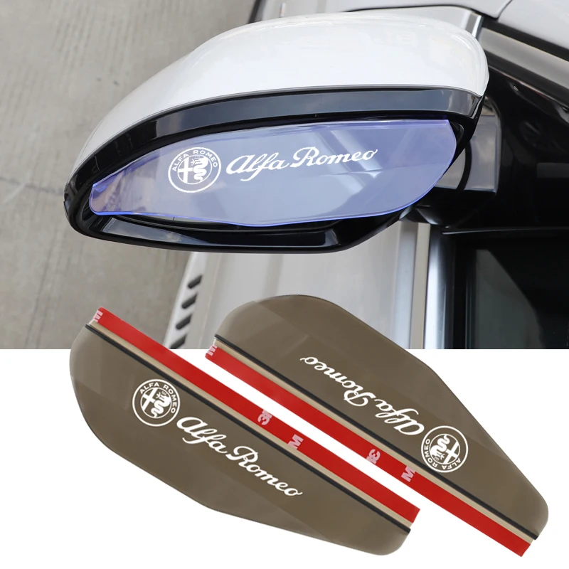غطاء مرآة الرؤية الخلفية للسيارة مقاوم للمطر ، مقاوم للماء من الشمس أو لألفا روميو ولييتا GT ergera من gimiato brulia F1 Stelvio #1