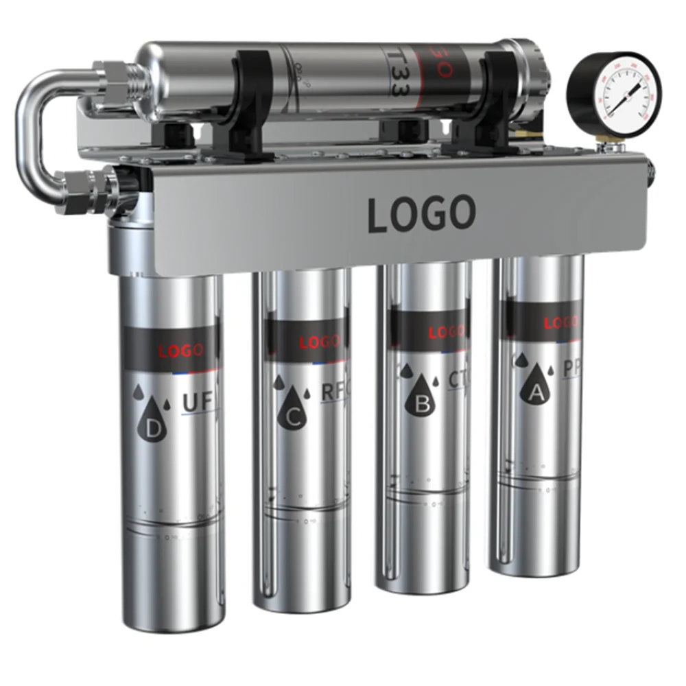 5-stage Stainless Steel Under Sink UF Membrane Water Purifier