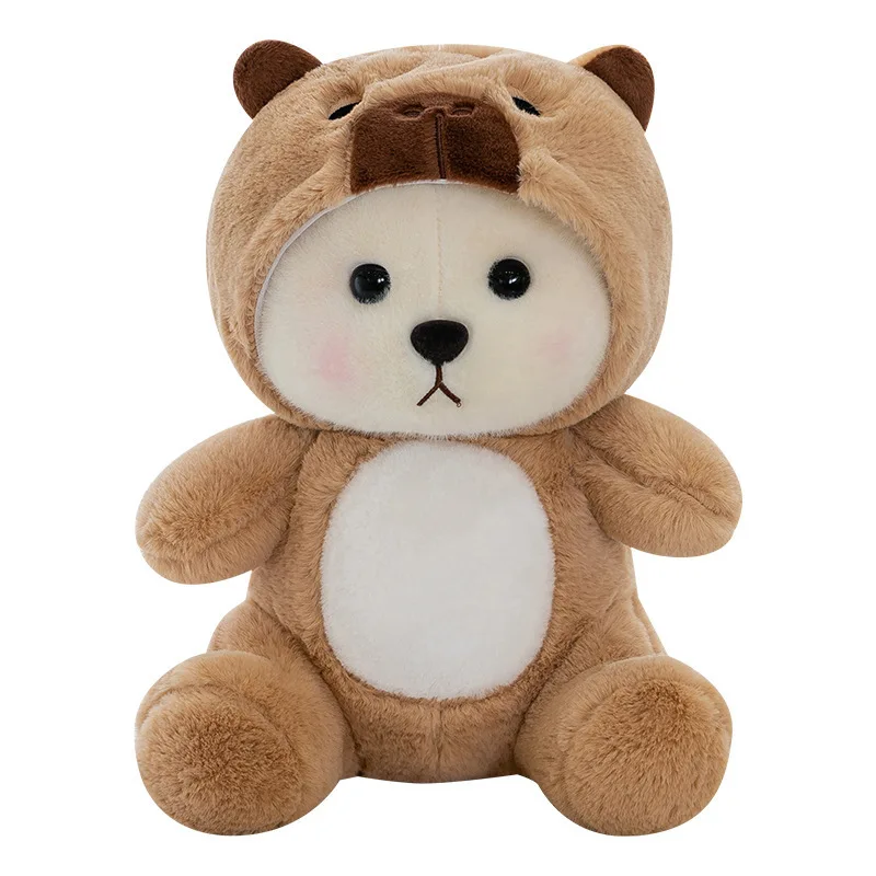 Oso de peluche de oso de lirio, Animal relleno transformador para niños, regalo de cumpleaños y Navidad, muñeco de peluche suave para niñas, almohada de abrazo para la hora de dormir