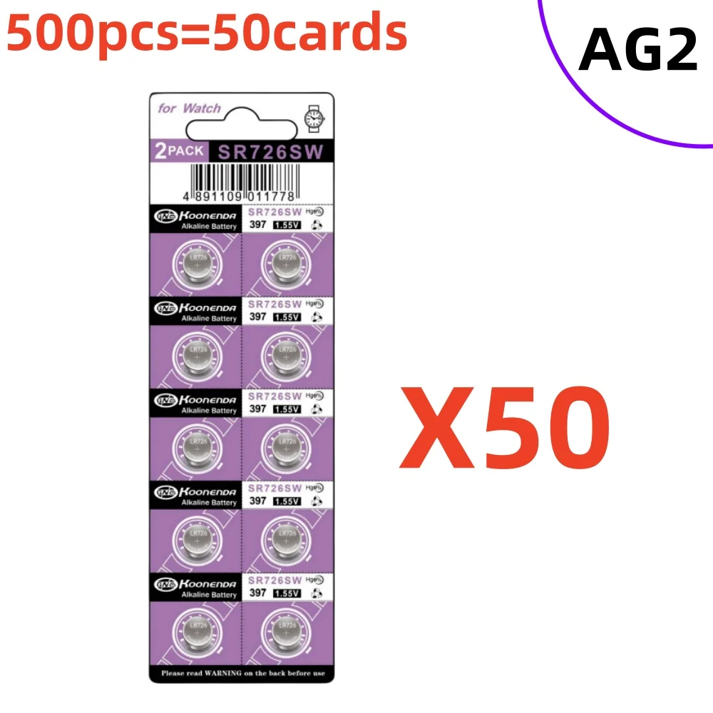Pilas de botón alcalinas AG0-AG6 1,5V para reloj y linterna - imagen 4