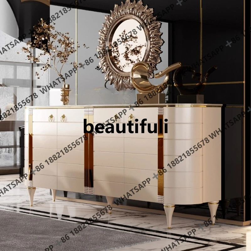 

Высококачественный современный стиль, входная дверь для гостиной, шкаф для обуви, каменная плита, мрамор, высококачественный обеденный боковой шкаф