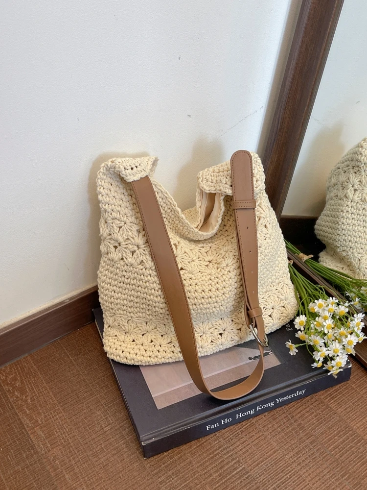 Tote Bag Beach - Вместительная женская сумка-тоут в этническом стиле,