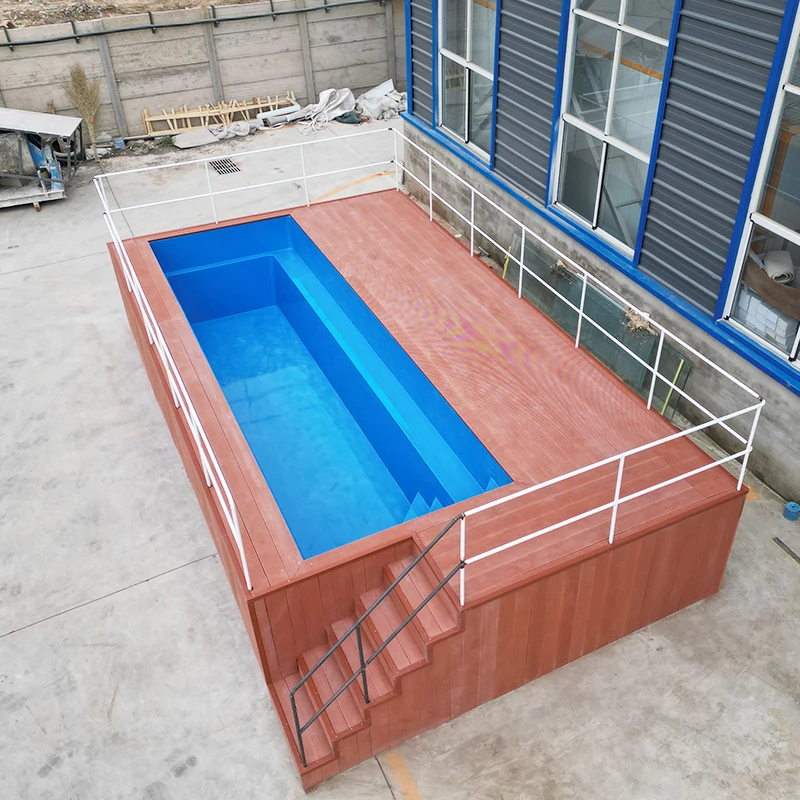 High-Quality Modular Container Pool | Prefab Above Ground Swimming Pool for Family Hotel Resort Sale