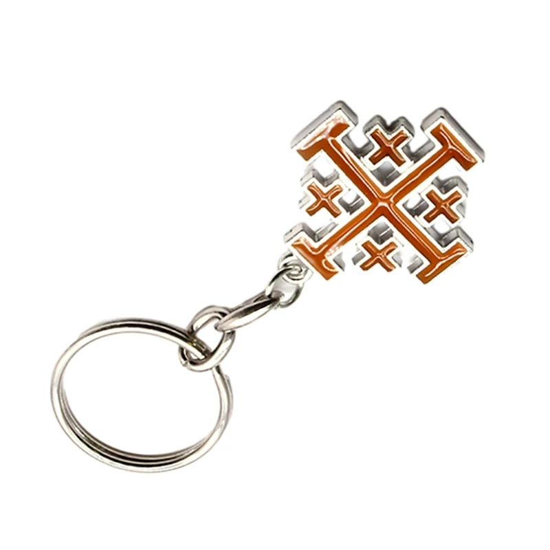 Unique Key Pendants Well Craft Keychains Pendants with Durability Metal Material Prayer Gift Religious Faith Dropship