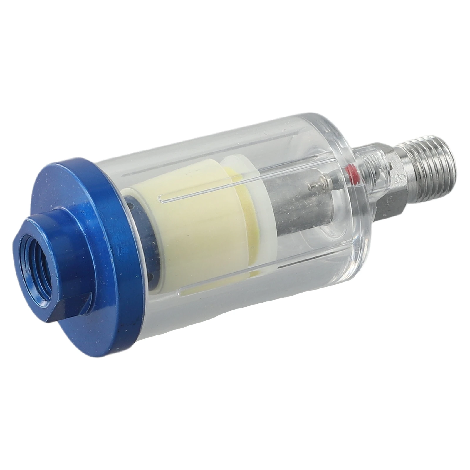 Air Line Moisture Trap Filter with Manual Drain and Transparent Bowl for Monitoring Contaminants in Compressed Air