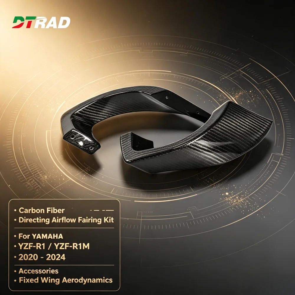 Carbon Fiber Directing Airflow Fairing Kit For YAMAHA YZF-R1 YZF-R1M 2020 - 2024 YZF R1 R1M Accessories Fixed Wing Aerodynamics