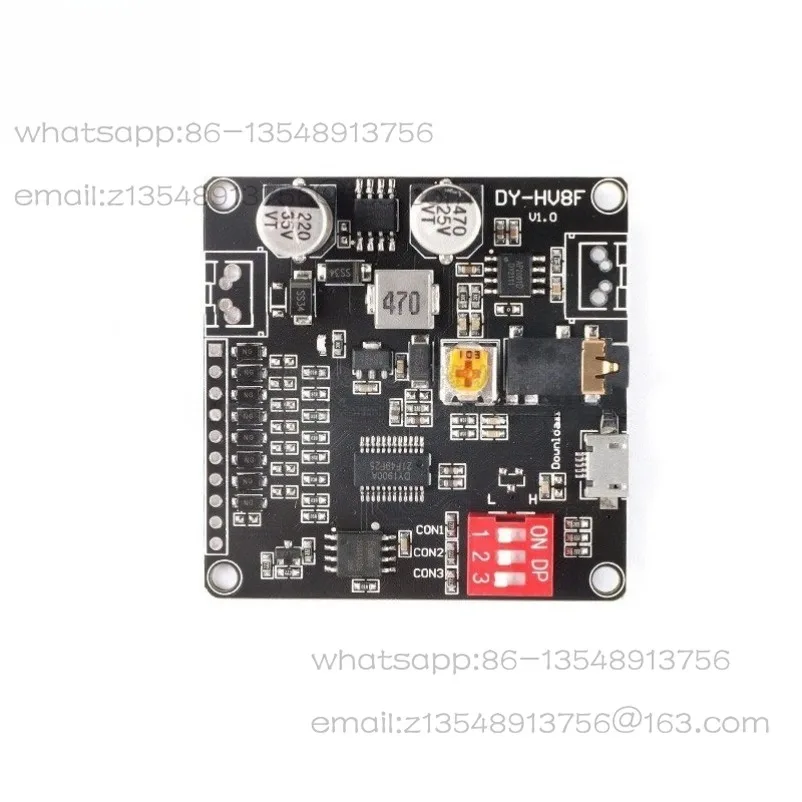 

12/24V voice playback module one-to-one trigger serial port control TF card storage 10/20W HV8FHV20T