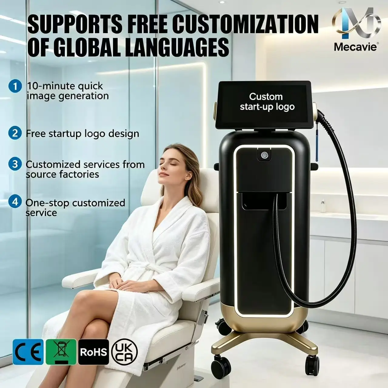 755/808/830/940/1064nm Diode Laser Hair Remover FAC Tech Pico Laser Tattoo Freckle Mole Removal Beauty Salon Equipment