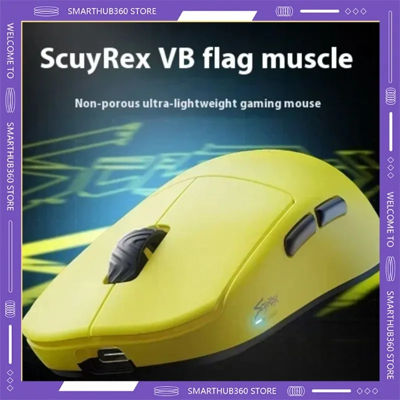 

Новая мышь Scyrox V8, легкая, скандинавская, пользовательские аксессуары для ПК, геймеров, двухрежимная беспроводная мышь Paw3950, 8K, игровая мышь с низкой задержкой