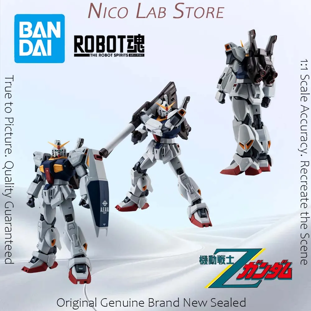 Original In Stock Bandai ROBOT SPIRITS Z Gundam 40th AEUGO Specification RX-178 Gundam Mk-II Figure Anime Genuine Action Model